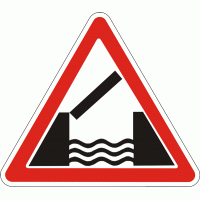 Дорожный знак 1.25 Разводной мост 700 мм