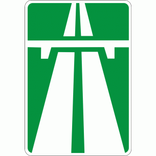 Дорожный знак 5.1 Автомагистраль 700 м х 1050 мм