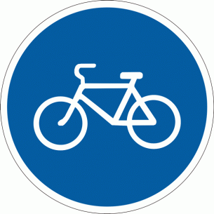 Дорожный знак 4.12 Дорожка для велосипедистов 700 мм