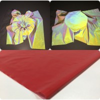 Светоотражающая хамелеон ткань - Красная от 1 кв.м 
