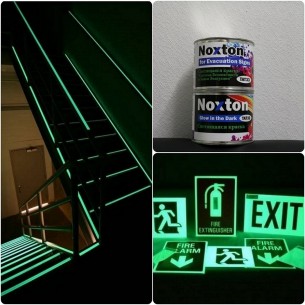 Краска светящаяся в темноте Noxton для знаков эвакуации