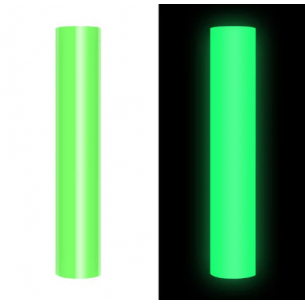 Светящаяся термопленка для ткани Зеленая 1 м