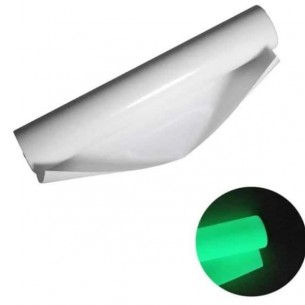 Светящаяся термопленка для ткани Классическая зеленая 1 м